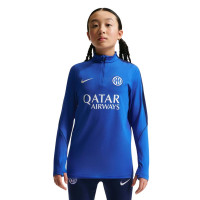 Nike Inter Milan Strike Trainingspak 1/4-Zip 2026-2027 Kids Blauw Donkerblauw Wit