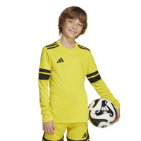 adidas Squadra 25 Voetbalshirt Lange Mouwen Kids Geel Zwart