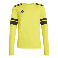 adidas Squadra 25 Voetbalshirt Lange Mouwen Kids Geel Zwart