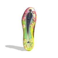 adidas F50 Hyperfast EVO Too Light Gras Voetbalschoenen (FG) Neongeel Zwart Roze