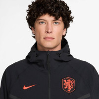 Nike Nederland Tech Woven Trainingsjack 2026-2028 Zwart Oranje