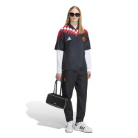 adidas Manchester United Stadium Trainingsbroek 2026-2027 Zwart Wit Rood