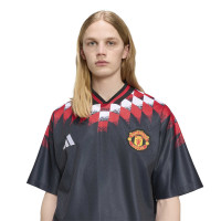adidas Manchester United Stadium T-Shirt 2026-2027 Zwart Rood Wit