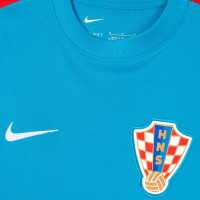 Nike Croatie Strike Maillot d'Entraînement 2026-2028 Enfants Bleu Vif Rouge
