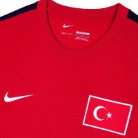 Nike Turkije Strike Trainingsshirt 2026-2028 Rood Zwart Wit