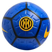 Nike Inter Milan Academy Ballon de Foot Taille 5 2026-2027 Bleu Noir Jaune Ocre