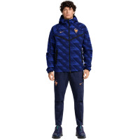 Nike Frankrijk Tech Woven Trainingspak 2026-2028 Donkerblauw Brons