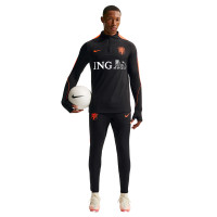 Nike Pays-Bas Strike Elite Pantalon d'Entraînement 2026-2028 Noir Orange