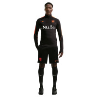 Pantalon d'entraînement Nike Netherlands Strike 2026-2028 noir orange