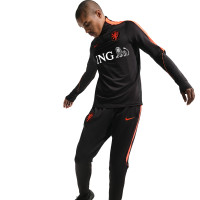 Nike Nederland Strike Trainingsbroek 2026-2028 Zwart Oranje