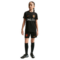 Pantalons d'entraînement Nike Netherlands Strike 2026-2028 pour Enfants, noir et orange