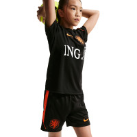 Kit d'entraînement Nike Netherlands Strike 2026-2028 pour Enfants, noir et orange