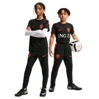 Pantalon d'entraînement Nike Netherlands Strike 2026-2028 pour enfants, noir et orange