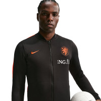 Nike Pays-Bas Strike Survêtement Full-Zip 2026-2028 Noir Orange