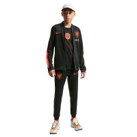 Nike Pays-Bas Strike Survêtement Full-Zip 2026-2028 Enfants Noir Orange