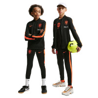 Nike Pays-Bas Strike Survêtement Full-Zip 2026-2028 Enfants Noir Orange