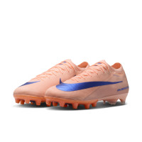 Nike Zoom Mercurial Vapor 16 LV8 Elite Kunstgras Voetbalschoenen (AG) Zalmroze Donkerblauw Paars