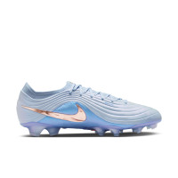Nike Tiempo Maestro LV8 Elite Gazon Naturel Chaussures de Foot (FG) Bleu Clair Bleu-Violet Bronze