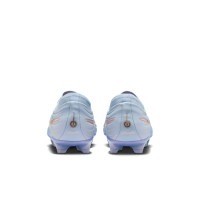 Nike Tiempo Maestro LV8 Elite Gazon Naturel Chaussures de Foot (FG) Bleu Clair Bleu-Violet Bronze