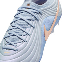 Nike Tiempo Maestro LV8 Elite Gazon Naturel Chaussures de Foot (FG) Bleu Clair Bleu-Violet Bronze