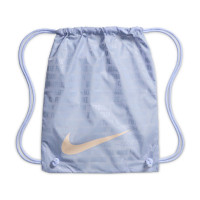 Nike Phantom 6 Low LV8 Elite Gazon Artificiel Chaussures de Foot (AG) Blanc Cassé Bleu Clair Bleu