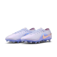 Nike Tiempo Maestro LV8 Elite Gazon Artificiel Chaussures de Foot (AG) Bleu Clair Bleu-Violet Bronze
