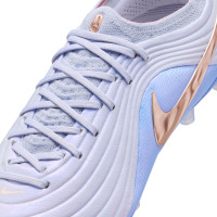 Nike Tiempo Maestro LV8 Elite Gazon Artificiel Chaussures de Foot (AG) Bleu Clair Bleu-Violet Bronze