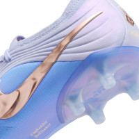 Nike Tiempo Maestro LV8 Elite Gazon Artificiel Chaussures de Foot (AG) Bleu Clair Bleu-Violet Bronze