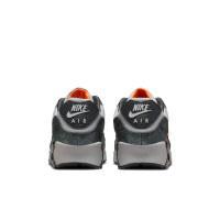Nike Air Max 90 Premium Sneakers Grijs Zwart Smoke Grey Oranje