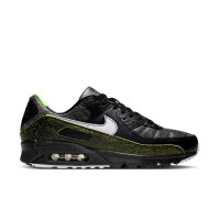 Nike Air Max 90 Tiempo Baskets Noir Blanc Voltage Green