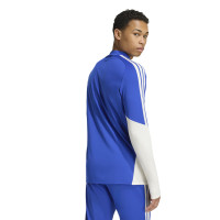 Haut d'entraînement adidas Juventus, pull 1/4-Zip 2026-2027, bleu, blanc, or