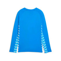 Sweat PUMA TeamLiga26 pour enfants, bleu et blanc