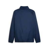 PUMA teamGOAL All Weather Jas Donkerblauw Wit