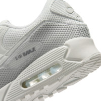 Nike Air Max 90 Premium Sneakers Zilvergrijs Wit Beige Grijs