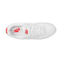 Nike Air Max 90 Baskets Blanc Blanc Rouge Vif