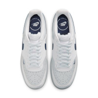 Nike Court Vision Low Baskets Blanc Bleu Foncé Platine