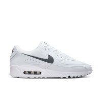 Nike Air Max 90 Baskets Blanc Blanc Gris Foncé