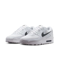 Nike Air Max 90 Baskets Blanc Blanc Gris Foncé