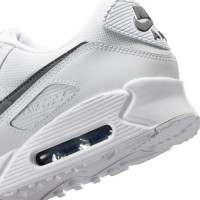 Nike Air Max 90 Baskets Blanc Blanc Gris Foncé