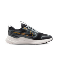 Nike Cosmic Runner Chaussures de Running Noir Gris Argenté Doré
