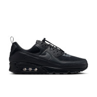 Nike Air Max 90 Baskets Noir Anthracite Gris Foncé Gris Argenté