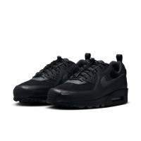 Nike Air Max 90 Baskets Noir Anthracite Gris Foncé Gris Argenté