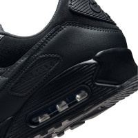 Nike Air Max 90 Baskets Noir Anthracite Gris Foncé Gris Argenté