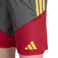 adidas AS Roma Trainingsset 2026-2027 Kids Donkergrijs Rood Oranje
