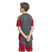 adidas AS Roma Trainingsset 2026-2027 Kids Donkergrijs Rood Oranje