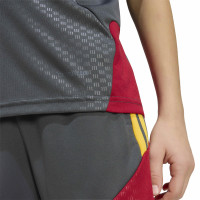 adidas AS Roma Trainingsset 2026-2027 Kids Donkergrijs Rood Oranje