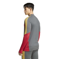 Survêtement adidas AS Roma 1/4-Zip 2026-2027 gris foncé rouge orange