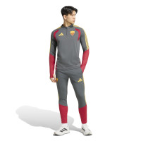 Survêtement adidas AS Roma 1/4-Zip 2026-2027 gris foncé rouge orange