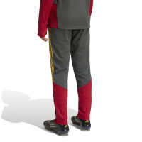 Pantalon d'entraînement adidas AS Roma 2026-2027 pour Enfants gris foncé rouge orange