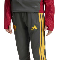 Pantalon d'entraînement adidas AS Roma 2026-2027 pour Enfants gris foncé rouge orange
